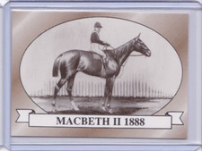 1991 HORSE RACE STAR CARDS KENTUCKY DERBY ID10 #14 MACBETH II 1888