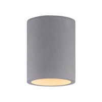 Led-Deckenleuchte Beton Rund, Deckenlampe Spot G10 Fassung, Deckenspot Zylinder