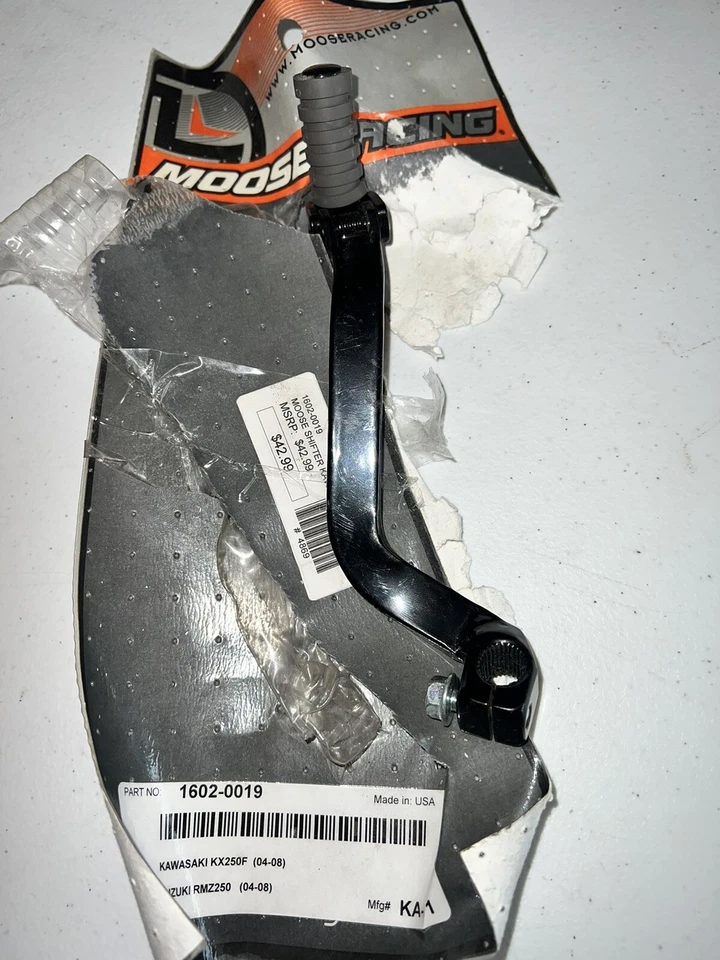 Palanca de cambios plegable Moose Kawasaki KX250F 04-08 Suzuki RMZ250 04-06 Foto 4 de 4