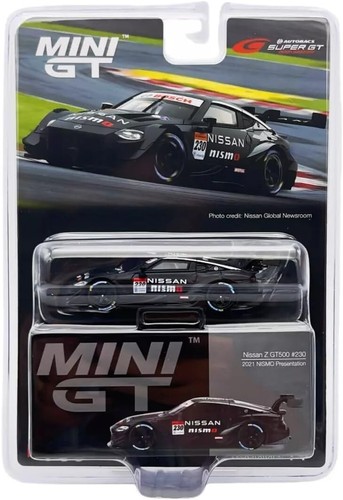 NISSAN Z GT500 #230 "NISMO" SUPER GT SERIES (2021) 1/64 CAR MINI GT MGT00755-3I - Picture 2 of 4