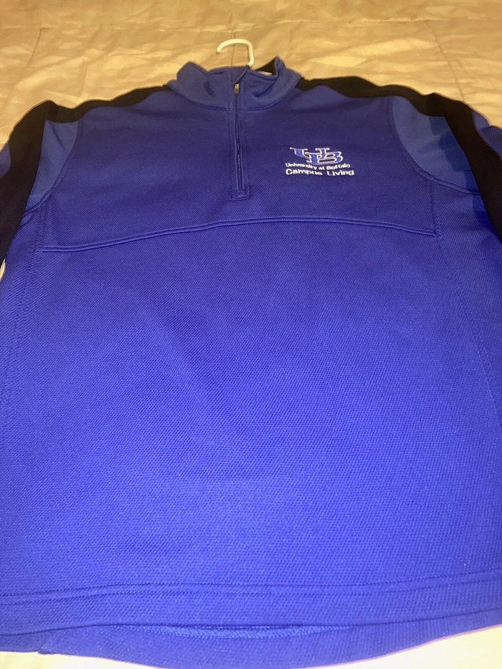 Charles River Sport University At Buffalo Blue Quarter Zip Pullover Size Medium - Image 4 of 4