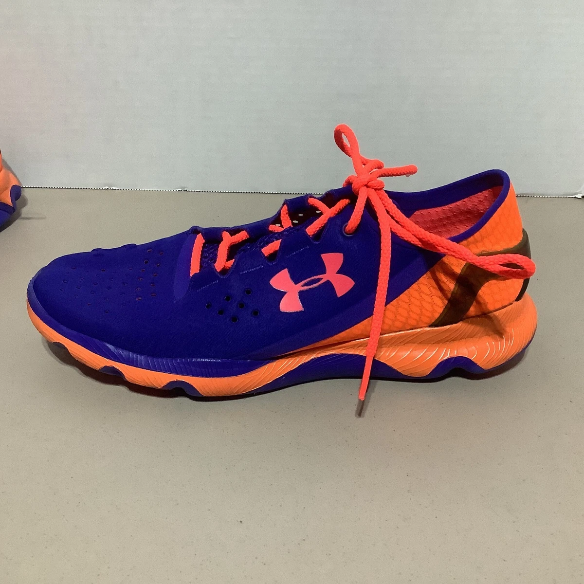 Descomponer Fecha roja juego Under Armour Speedform Apollo Minimalist Running Shoes Neon &amp; Blue  Woman&#039;s 9 | eBay