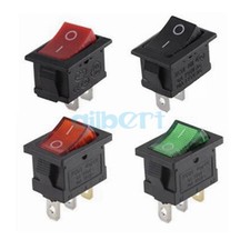 10pcs SPST ON/OFF 2 Positions Boat Rocker Switch KCD1-102 6A 250V/10A 125V