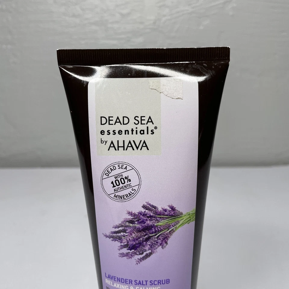 AHAVA Dead Sea Essentials Lavender Salt Scrub Relaxing Calming 7.5 oz Skin Care - Image 2 of 4