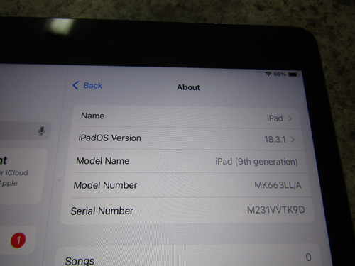 Unlocked Apple iPad 9th Gen 64GB Space Gray MK663LL/A - Afbeelding 8 van 8