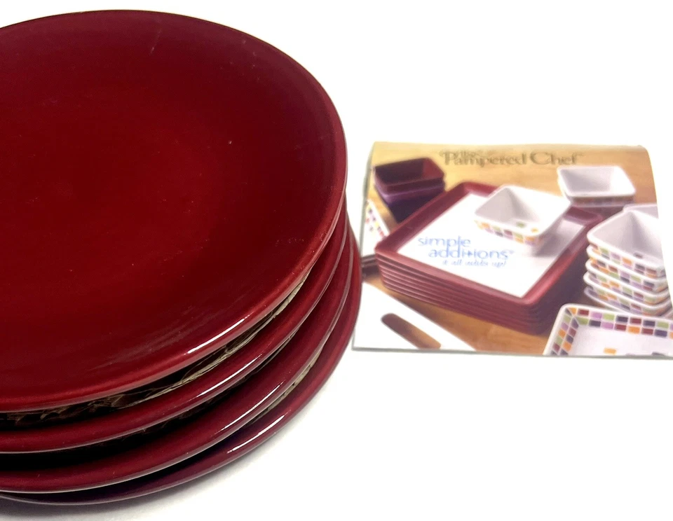 Platos de aperitivo de arándano The Pampered Chef: caja abierta (NUEVO) Foto 3 de 4