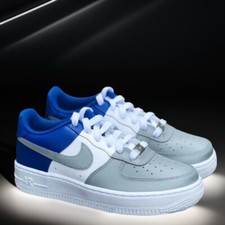 Custom Nike Air Force 1 Blue and Grey