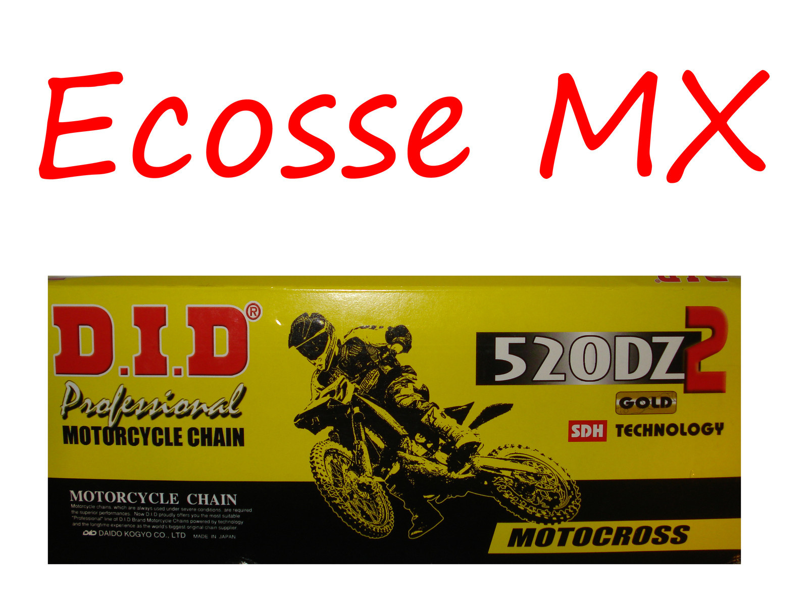 Suzuki DID DZ2 Gold 520 X 118 L Heavy Duty chain RM125 RM250 RMZ250 RMZ450 87-22