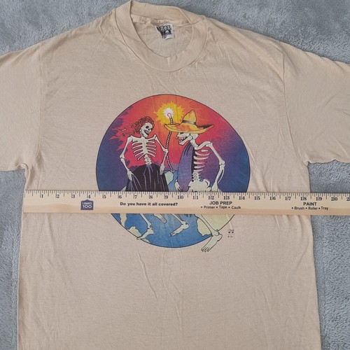 RARE 1981 Vintage Grateful Dead Jerry MOUSE Shirt Medium Concert Disarmament - Picture 12 of 16
