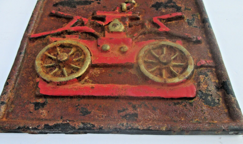FIRE MARK PUMPER: Fire Department Insurance Co. Cincinnati- R PLAQUE/MARKER/SIGN - Picture 3 of 5