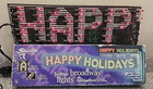 Sienna Colors Of Christmas Happy Holidays Lights Banner Broadway With Animation 