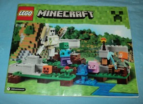 Lego 21123 Minecraft The Iron Golem Instruction Manual.