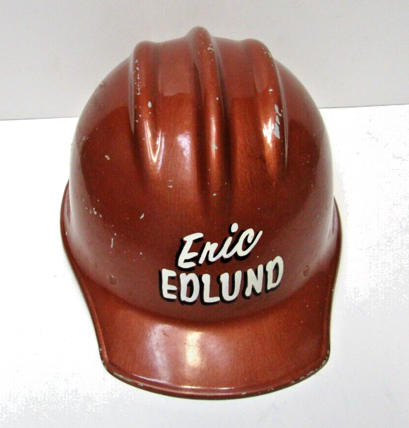 Vintage BULLARD 502 Fiberglass Hard Boiled HARD HAT IRONWORKER eBay