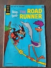 1972 Beep Beep the Road Runner #34 Gold Key Warner Brothers 15 cent cover