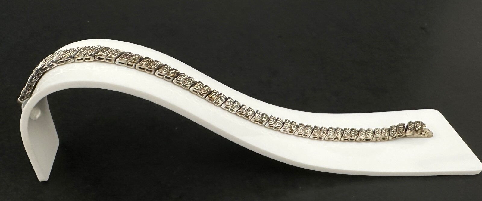 3 Multi Color, Solid Sterling Silver Line Style, … - image 21