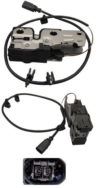 Ouverture de capot moteur VW Golf 5 manette de déblocage habitacle Jetta Mk5