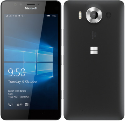 Microsoft Lumia 950 32GB -unlocked -4G- Black- Windows 10 -single