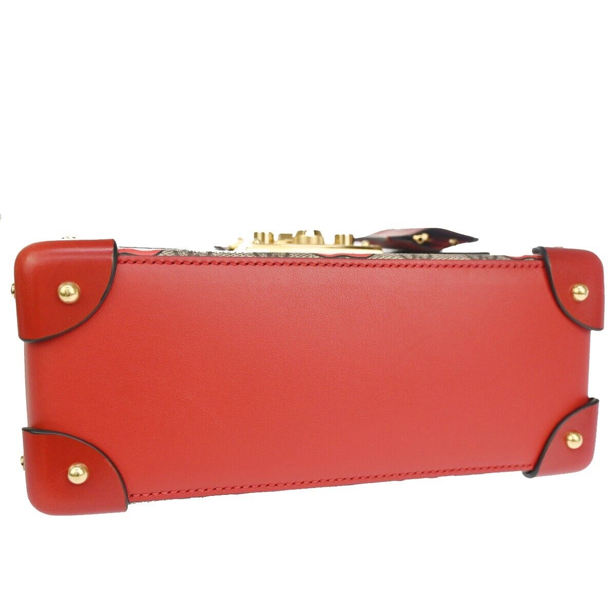 GUCCI Apple Small Bamboo 2Way Chain Shoulder Hand Bag GUCCI Apple Small Bamboo 2Way Chain Shoulder Hand Bag