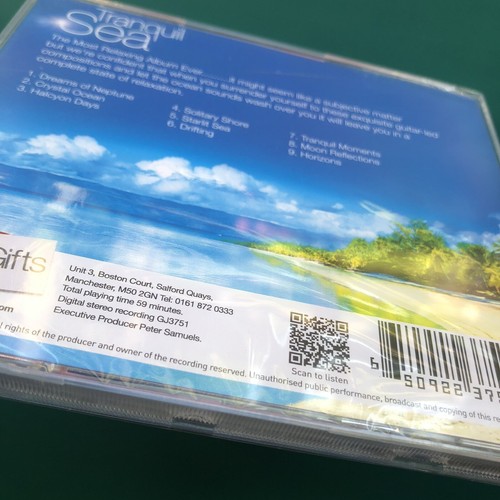 TRANQUIL SEA Ambient Therapy Relaxation CD Halcyon Days • Crystal Ocean • SEALED - Picture 4 of 6