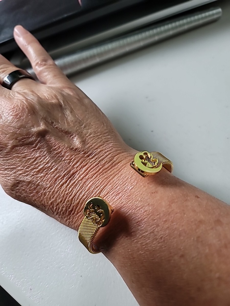 Bear Gold and Silver Mesh Bracelet Gold and Steel Bracelet Bear motif TOUS Mesh | TOUS main image 2