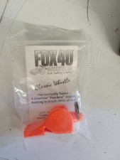 FOX40 FOX 40 SILBATO CLÁSICO NARANJA SILBATO DE SEGURIDAD SIN GUISANTES NUEVO