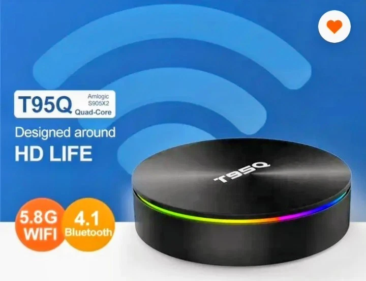 T95Q Amlogic S905X2 Quad Core Android 11.0 Smart BOX. 4G RAM/ 32G, 2.4GB/5G WIFI - Image 2 of 4