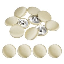 Cover Button Kits 10pcs - Fabric Button Maker Covered - Champagne - 1 IN 