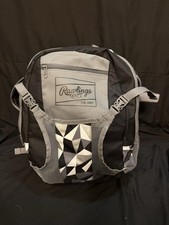 Brand New Rawlings Bag Baseball Softball Backpack Black Gray