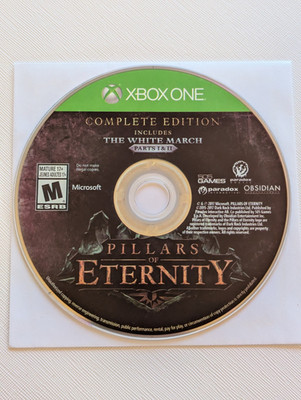 Pillars of Eternity: Complete Edition (Microsoft Xbox One, 2017) Game Disc Only!