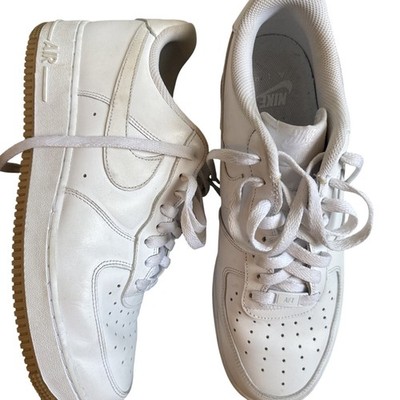 Nike Air Force 1 White Men's Sneakers Tennishoes AF1 10.5 Excellent Clean