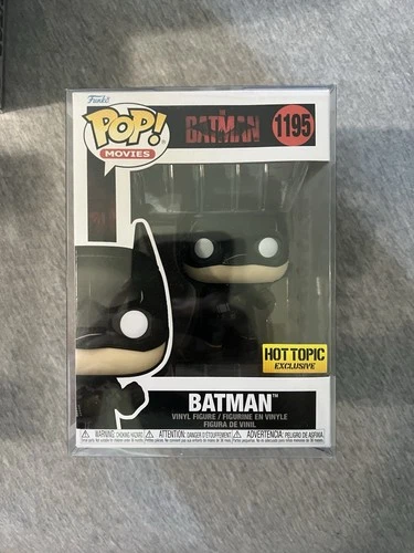 Funko Pop! Movies The Batman #1195 Hot Topic Exclusive Figure With Protector!