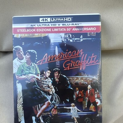 American Graffiti w. Steelbook (4K UHD + Blu-ray, 1973, EU Import, Region Free)