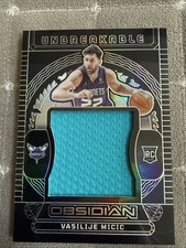 2023 Panini Obsidian #UM-MIC Vasilije Micic 134/149. Unbreakable. Memorabilia