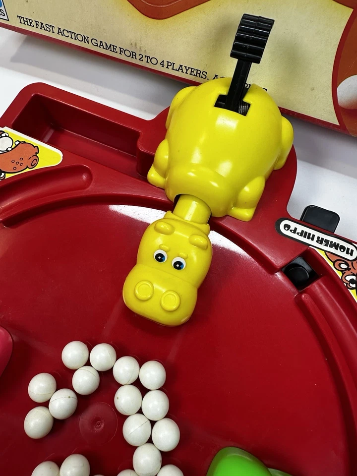 The Original Hungry Hippos Game by MB Classic Vintage from 1985 Traditional Game - Image 4 of 4