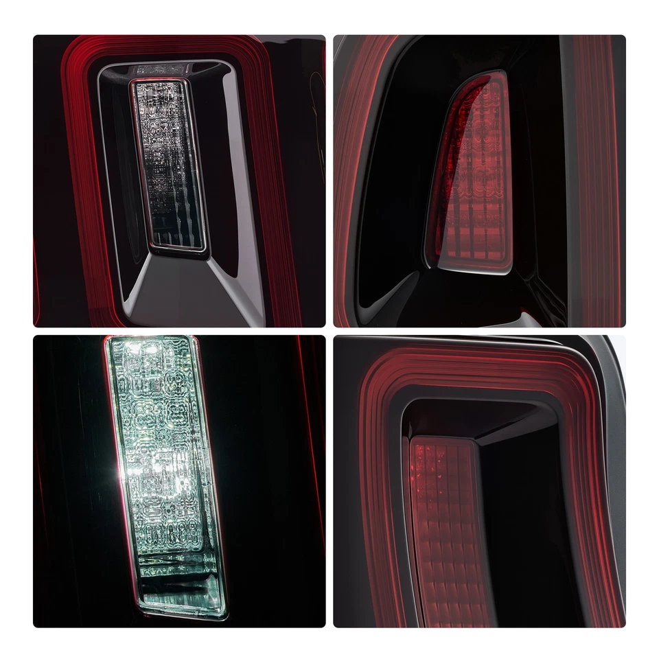 For 2010-2014 Ford Mustang Full LED w/ Sequential Tail Lights Red Brake Lamps Foto 4 de 4