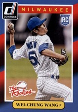 2014 Donruss The Rookies Baseball Card #29 Wei-Chung Wang