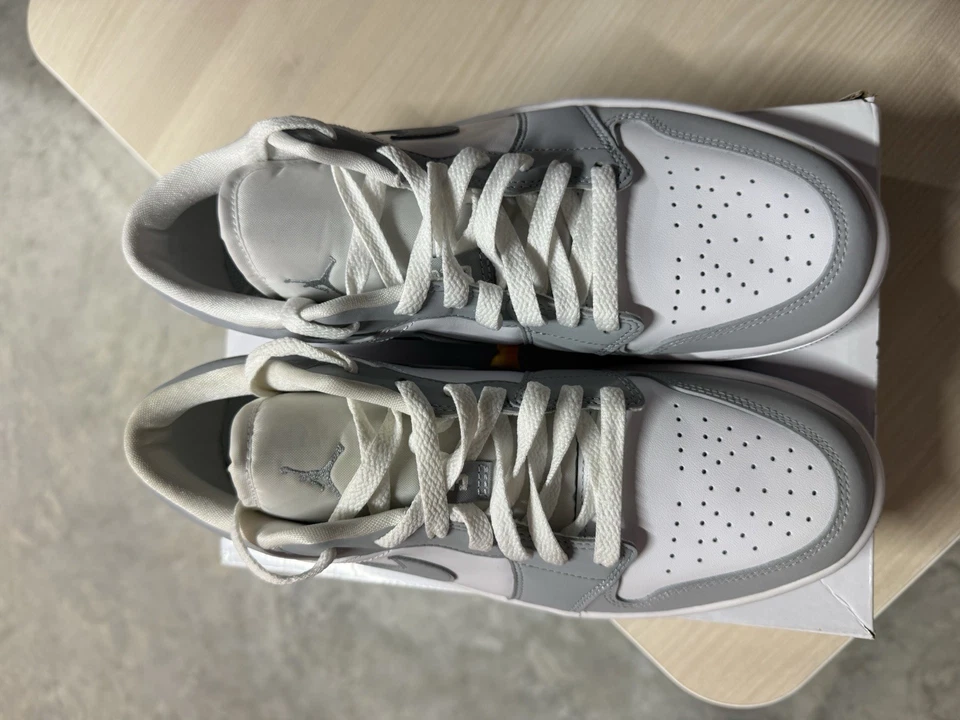 Nike Air Jordan 1 Low Wolf Gris Aluminio TALLA 10W / 8.5M - ¡ENVÍO AHORA! Foto 4 de 4