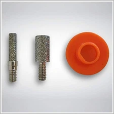 The Grinder Mini G Bit Set Includes 1/4", 1/8", Shaft Seal Fits Glastar