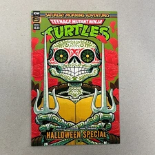 TMNT Saturday Morning Adventures Halloween Special 1 IDW Day of the Dead Variant