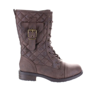 Global Win Womens Brown Fashion Boots Size 7.5 (7359392)