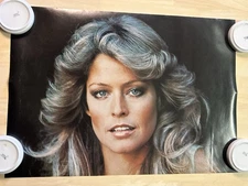 Farrah Fawcett Rare Double Sided Poster