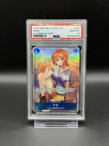 PSA 10 Nami R Alt Art OP09-050 Japanese