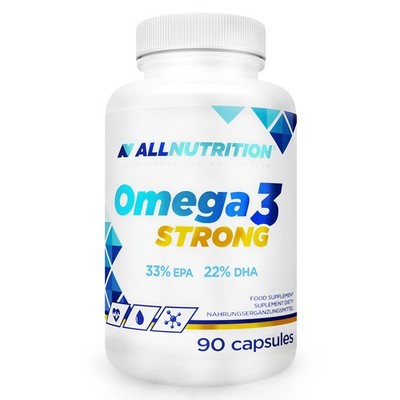 ALL NUTRITION  OMEGA 3 STRONG 90 Kapseln FISCHÖL + extra BONUS