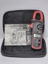 UNI-T UT203 Digital Clamp Meter AC DC AMP Ohm Multimeter Tester