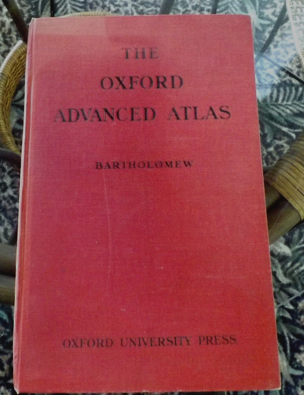 1931 The Oxford Advanced (world) Atlas by John Bartholomew 4th Edition revised