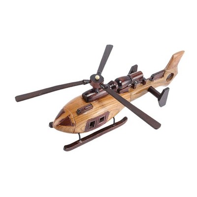 Retro Hubschrauber Modell Vintage Hubschrauber Statue Sammlerstück Desktop Ornament
