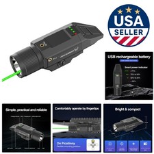 Compact 1500 Lumen Green Laser Light Combo for Shotgun/Rifle with Strobe Mode