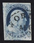 CKStamps: US Stamps Collection Scott#9 1c Franklin Used CV$95