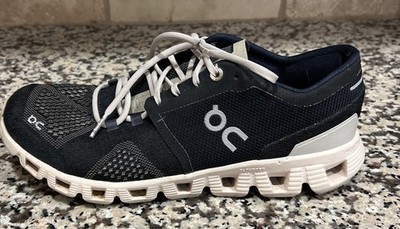 On Cloud X 40-99592 Women's US 8.5 Running Shoes Black Pearl Athletic Sneakers