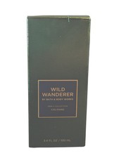 BATH  BODY WORKS WILD WANDERER MEN'S COLLECTION COLOGNE 3.4oz SAFFRON CASHMERE